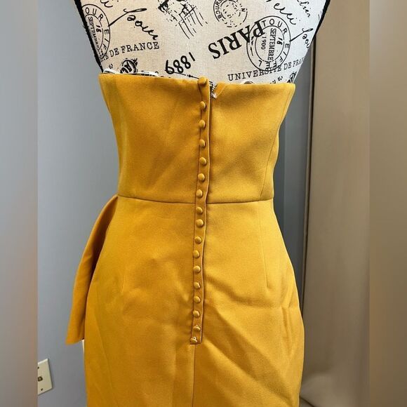 Elliatt Reception Cascade Ruffle Coctail Strapless Dress NWT - Picture 7 of 13